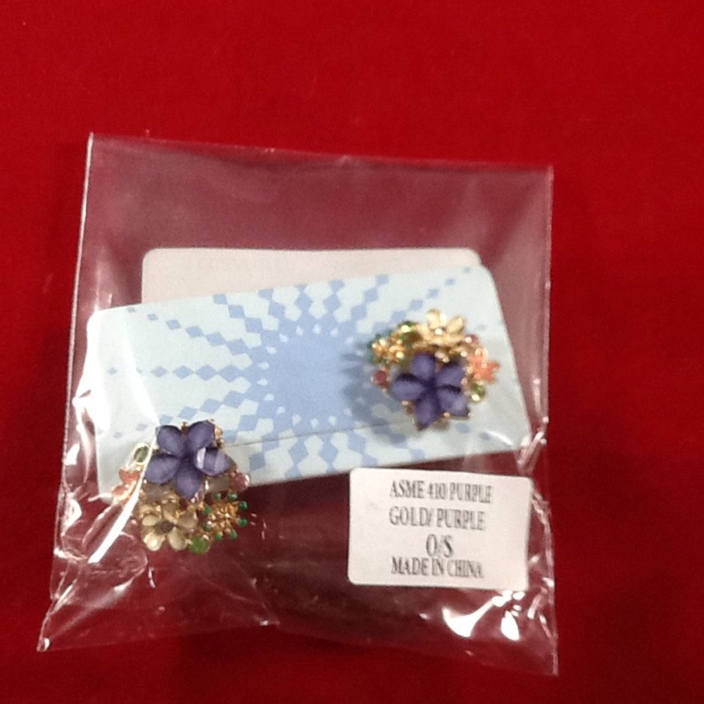 Flower earrings
